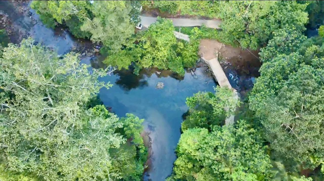 Aerial Perspective of Edawala River