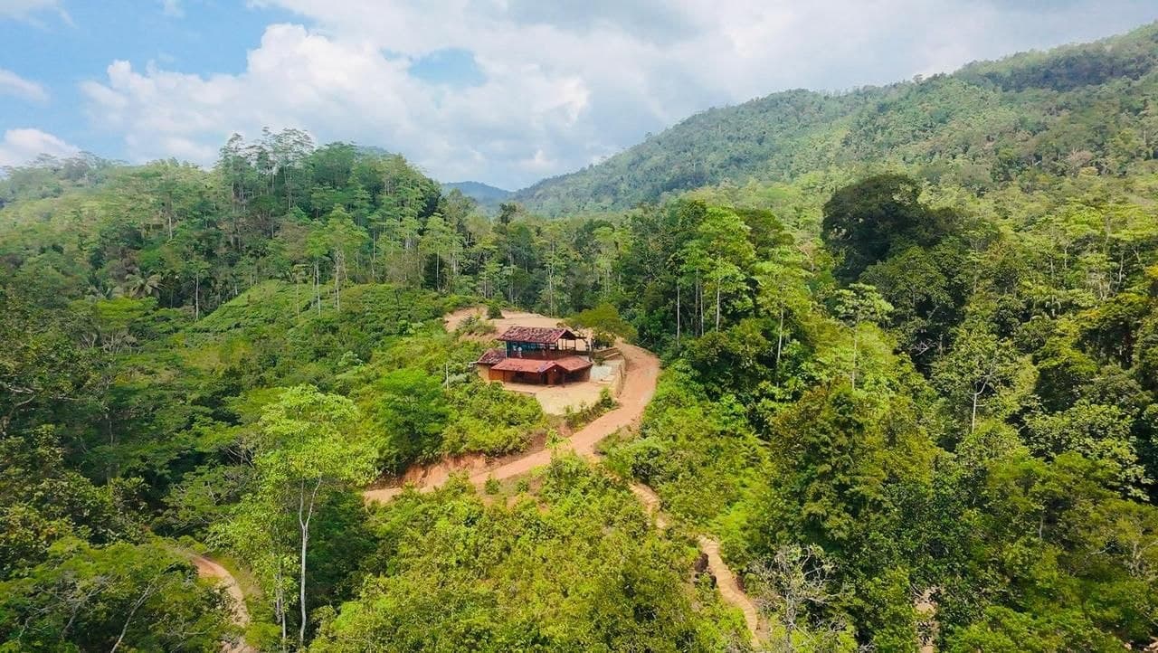 Cabana Nestled in the Mountains